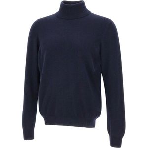 Gran Sasso, Heren, Truien, Blauw, Maat: S Wol,