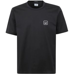 C.p. Company, Heren, Tops, Zwart, Maat: L Katoen,