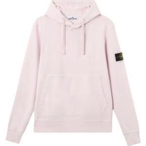 Stone Island, Heren, Sweatshirts & Hoodies, Roze, Maat: L Katoen,