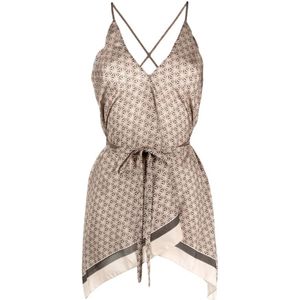 Brunello Cucinelli, Dames, Tops, Beige, Maat: XS