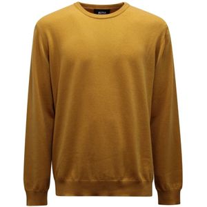 Alpha Studio, Heren, Truien, Geel, Maat: XL Kasjmier,