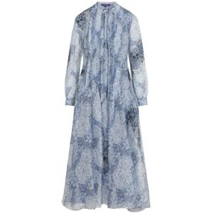 Ralph Lauren, Dames, Jurken, Blauw, Maat: XS