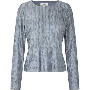 mbyM, Dames, Blouses & Shirts, Blauw, Maat: M Poliester,