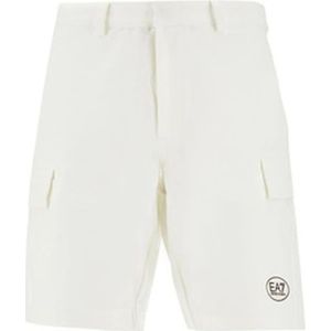 Emporio Armani Ea7, Heren, Korte broeken, Wit, Maat: XS