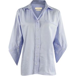 March23, Dames, Blouses & Shirts, Blauw, Maat: XS