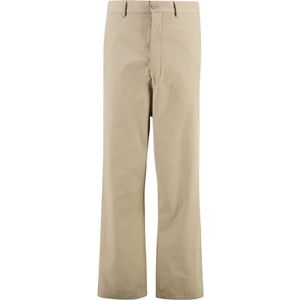 MM6 Maison Margiela, Heren, Broeken, Beige, Maat: L Katoen,