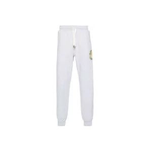 Casablanca Oranje Biologisch Katoenen Track Pants , White , Heren , Maat: L