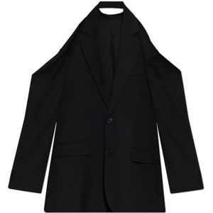 Balenciaga, Dames, Jurken, Zwart, Maat: XS Wol,