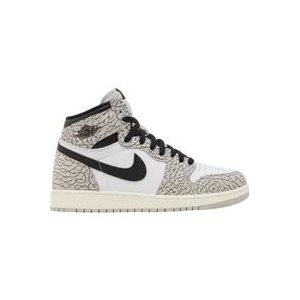 Nike Beperkte oplage Retro High OG White Cement , Multicolor , Dames , Maat: 35 1/2 EU