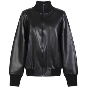 Norma Kamali, Dames, Jassen, Zwart, Maat: 2XS