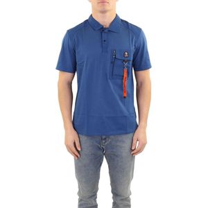 Parajumpers, Heren, Tops, Blauw, Maat: S