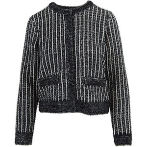 Karl Lagerfeld, Dames, Truien, Zwart, Maat: M Katoen,