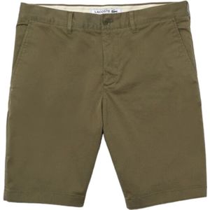 Lacoste, Heren, Korte broeken, Groen, Maat: S Katoen,