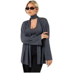 Guaja., Dames, Truien, Grijs, Maat: 2XL