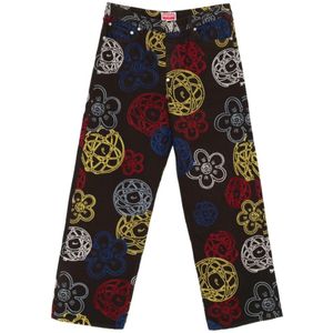 Kenzo, Heren, Broeken, Veelkleurig, Maat: W32 Denim,