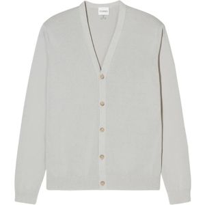 Closed, Heren, Truien, Grijs, Maat: L Katoen,