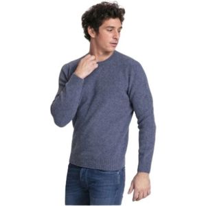 Gran Sasso, Heren, Truien, Blauw, Maat: M Wol,