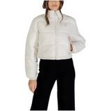 Tommy Jeans - TJW Flag Back Crop E Dw 0Dw 21620 - Gewatteerde Pufferjas - Beige - Dames