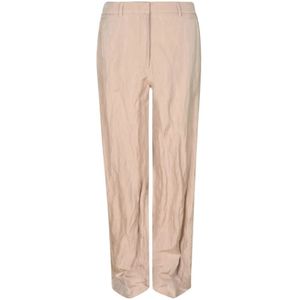 Giorgio Armani, Dames, Broeken, Beige, Maat: S