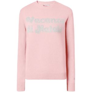 MC2 Saint Barth, Dames, Truien, Roze, Maat: L Wol,