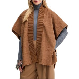 Twinset, Dames, Jassen, Bruin, Maat: ONE Size