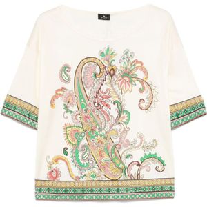 Etro, Dames, Blouses & Shirts, Veelkleurig, Maat: L Zijde,