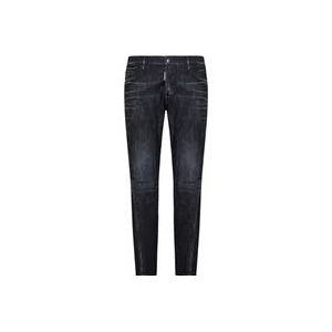 Dsquared2 Slim-fit Jeans , Black , Heren , Maat: M