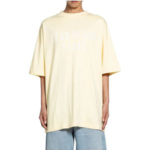 Fear Of God, Heren, Tops, Geel, Maat: M Katoen,