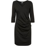 Kaffe, Dames, Jurken, Zwart, Maat: M Viscose,