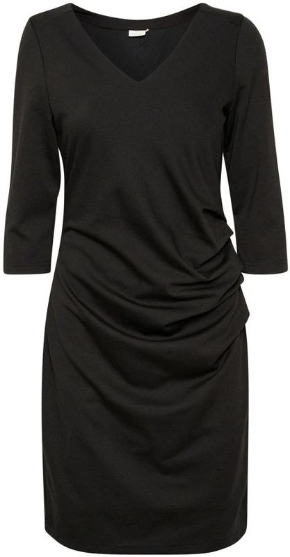 Kaffe, Dames, Jurken, Zwart, Maat: M Viscose,