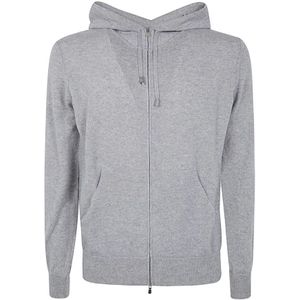 Filippo De Laurentiis, Heren, Sweatshirts & Hoodies, Grijs, Maat: 2XL Wol,