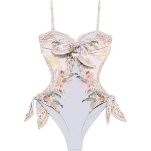 Zimmermann Lila Zeebadpak , Multicolor , Dames , Maat: S