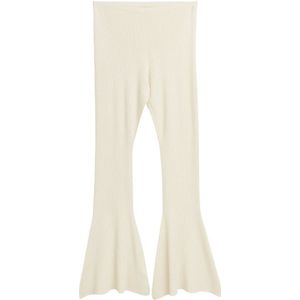 Soulland, Dames, Broeken, Beige, Maat: L/Xl Nylon,