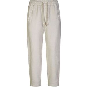 Eleventy, Heren, Broeken, Beige, Maat: S Linnen,