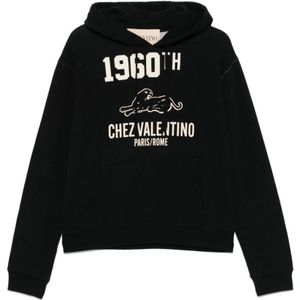 Valentino - Zwarte Sweatshirt Aw 25 - Hoodie - Heren - Katoen