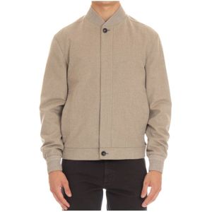Zegna, Heren, Jassen, Beige, Maat: XL Kasjmier,