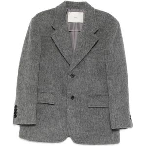 Dunst, Dames, Jassen, Grijs, Maat: L Wol,