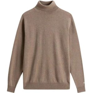 Woolrich, Heren, Truien, Bruin, Maat: M Wol,