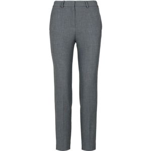 Simona Corsellini, Dames, Broeken, Grijs, Maat: XS Viscose,