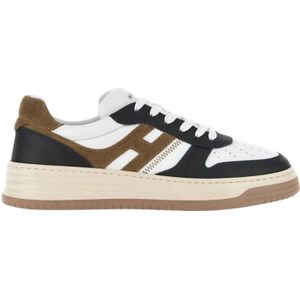 Hogan Sneakers met suède panelen en logo , Multicolor , Heren , Maat: 41 EU