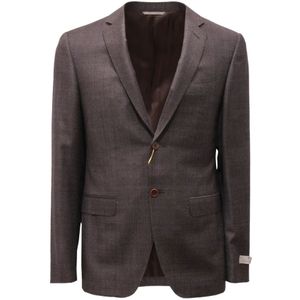 Canali, Heren, Jassen, Grijs, Maat: M