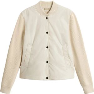 Woolrich, Dames, Jassen, Wit, Maat: S Nylon,