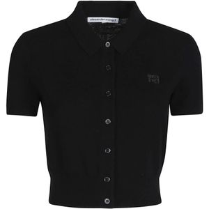 T by Alexander Wang, Dames, Truien, Zwart, Maat: S Wol,