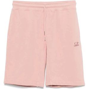 C.p. Company, Heren, Korte broeken, Roze, Maat: M Fleece,
