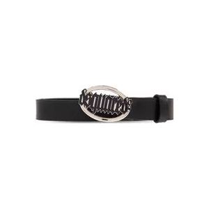 Dsquared2 Riem met logo , Black , Dames , Maat: 80 CM