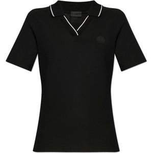Moncler, Dames, Tops, Zwart, Maat: XS Katoen,