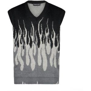 Vision OF Super, Heren, Truien, Grijs, Maat: S Lame,