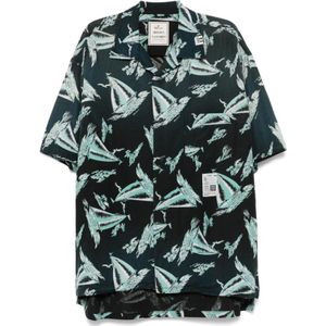 Mihara Yasuhiro, Heren, Overhemden, Veelkleurig, Maat: L