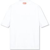 Diesel, Heren, Tops, Wit, Maat: L Katoen,