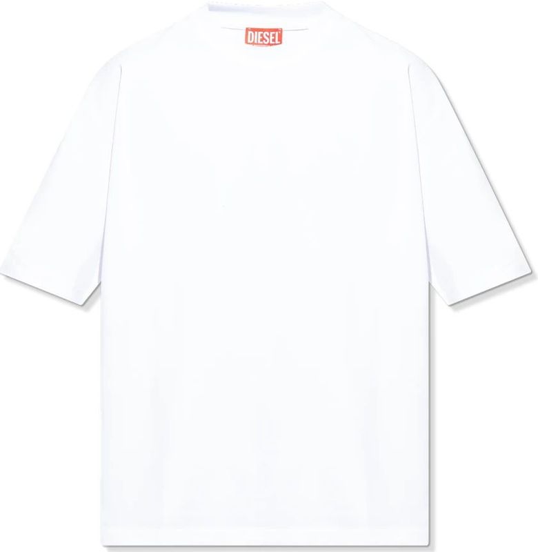 Diesel, Heren, Tops, Wit, Maat: L Katoen,